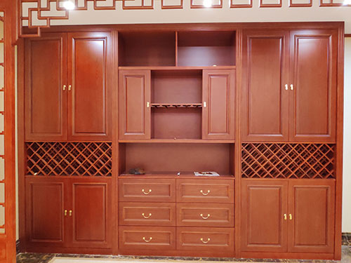 南海中式家居装修之中式酒柜装修效果图